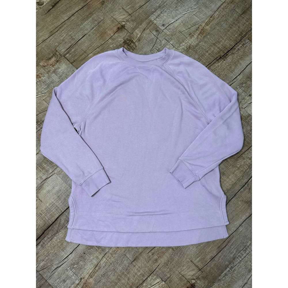 Universal Thread Lavender Purple Crewneck Sweatshirt Raglan Sleeve Large